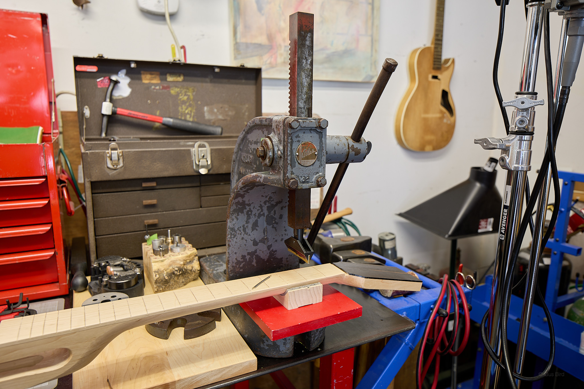 Press with fret